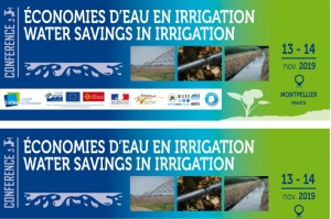Colloque &quot;Economies d&#039;eau en irrigation&quot; les 13 et 14 novembre 2019